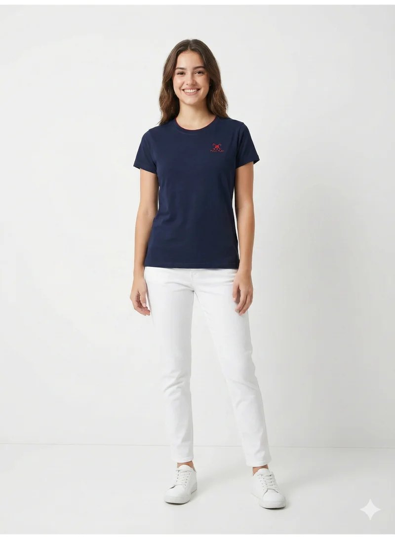 Polo Play Girls Graphic T-shirt -NAVY